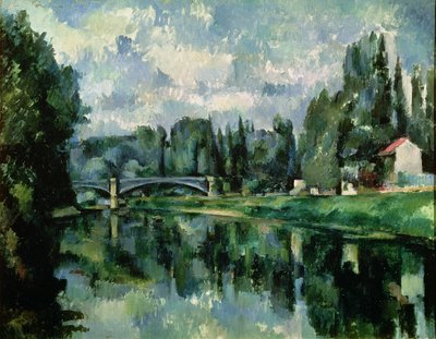 Las orillas del Marne en Creteil, c.1888 de Paul Cézanne