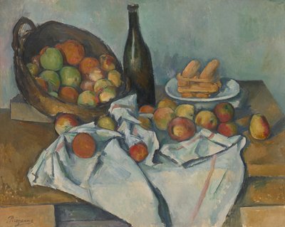 La cesta de manzanas de Paul Cézanne