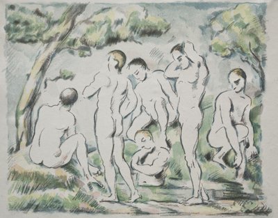 Los Bañistas de Paul Cézanne