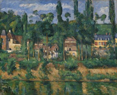 El castillo de Medan, c.1880 (óleo sobre lienzo) de Paul Cézanne