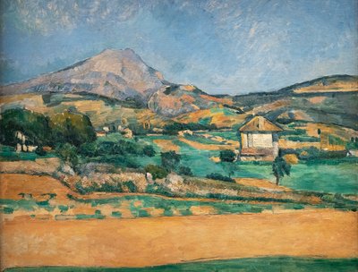 La Llanura de Montagne Sainte-Victoire. Vista desde Valcros de Paul Cézanne