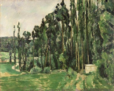 Los álamos, c.1879-82 de Paul Cézanne