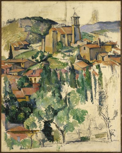 El pueblo de Gardanne de Paul Cézanne
