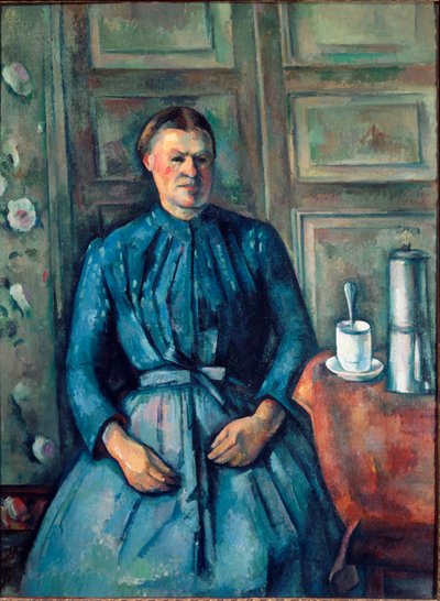 La mujer con la cafetera de Paul Cézanne