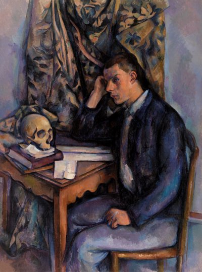 Joven y calavera de Paul Cézanne