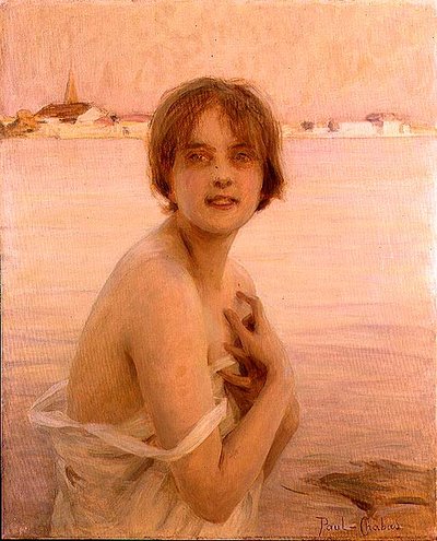 Chica junto al mar de Paul Chabas