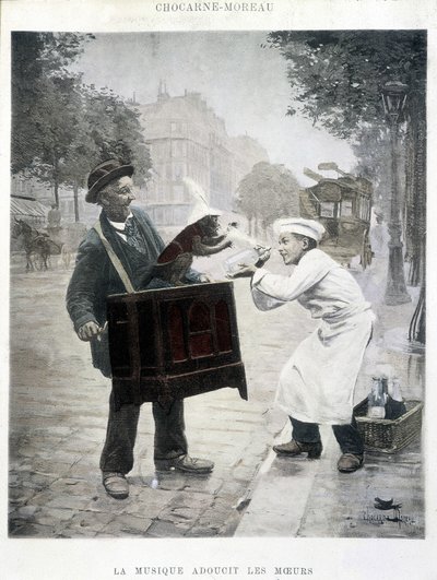 La música suaviza las costumbres de Paul Charles Chocarne Moreau