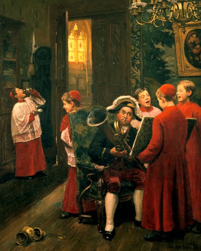 Niños del coro, c. 1900-1930 de Paul Charles Chocarne Moreau