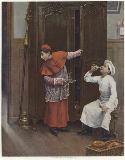 Dos niños pequeños con disfraces de Paul Charles Chocarne Moreau