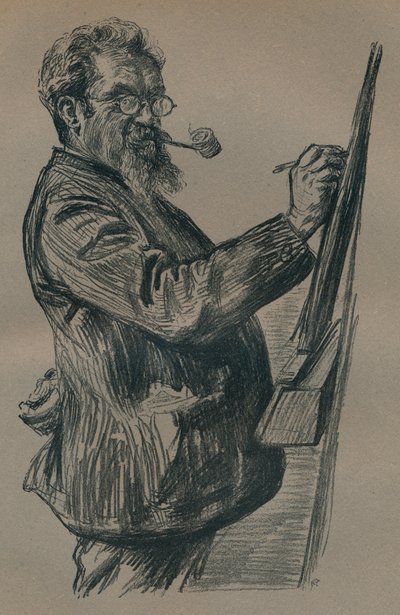 Retrato póstumo de Henry Stacy Marks, c. 1899 de Paul Charles Renouard