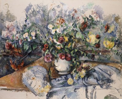 Un gran ramo de flores, c.1892-95 de Paul Cézanne