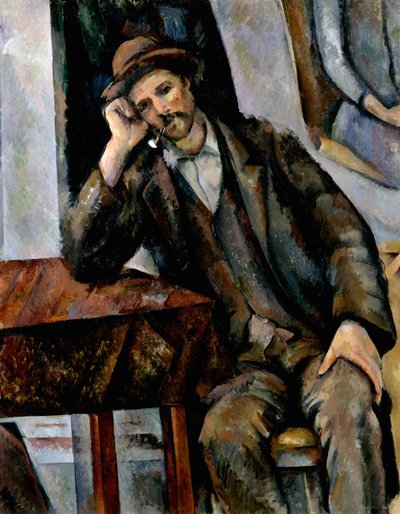 Un fumador, 1890-1892 de Paul Cézanne