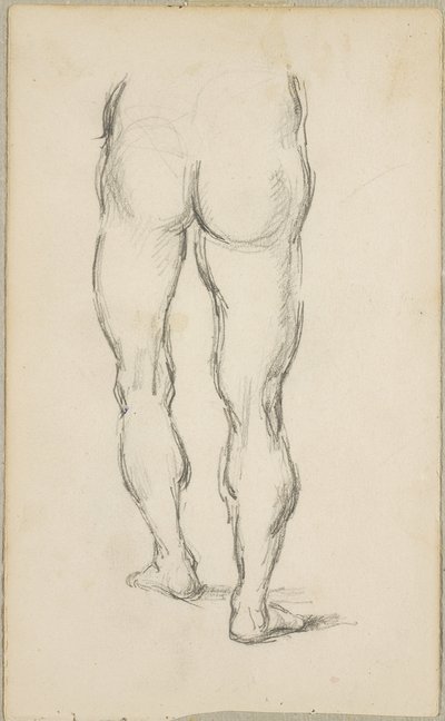 Después de Luca Signorelli: estudio de piernas, c.1883-86 de Paul Cézanne