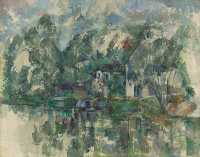 En el Borde del Agua de Paul Cézanne