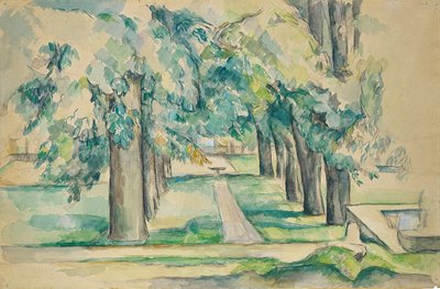 Avenida de Castaños en el Jas de Bouffan de Paul Cézanne