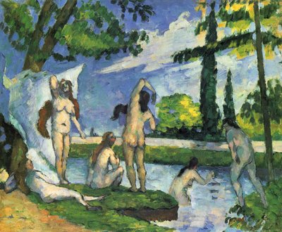 Bañistas de Paul Cézanne