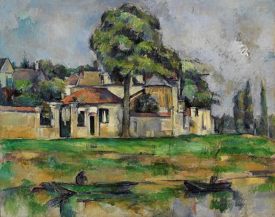 Orillas del Marne, c. 1888 de Paul Cézanne