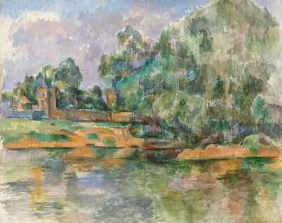 Orillas del Sena en Médan de Paul Cézanne