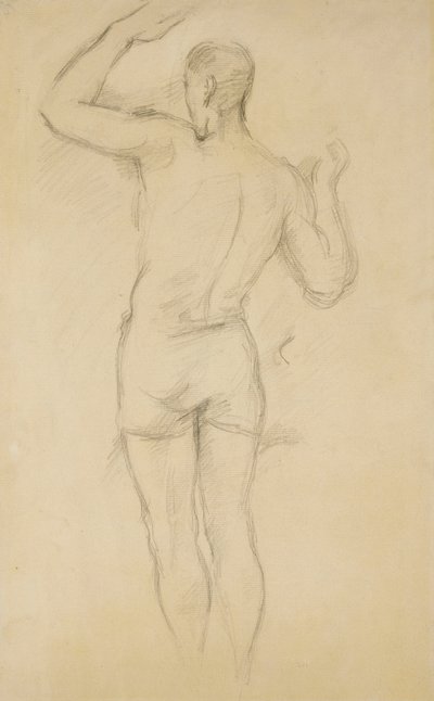 Bañista de pie, c. 1885-88 de Paul Cézanne