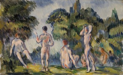 Bañistas de Paul Cézanne