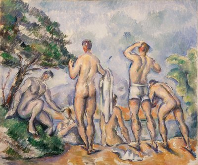 Bañistas de Paul Cézanne