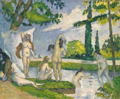Bañistas de Paul Cézanne