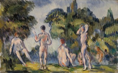 Bañistas de Paul Cézanne