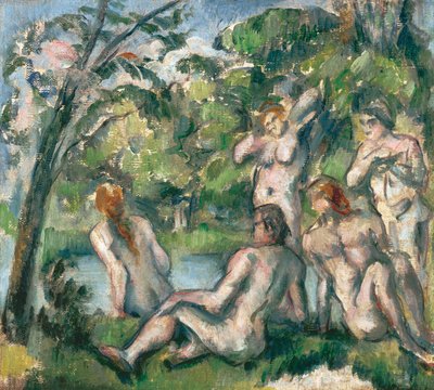 Bañistas de Paul Cézanne