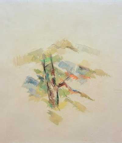Estudio de árbol de Paul Cézanne