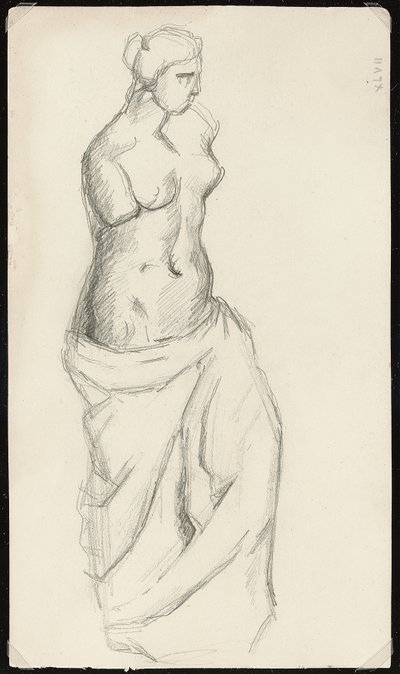 Según la antigüedad: Venus de Milo, c.1872-73 de Paul Cézanne