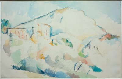 El Château Noir y la montaña Sainte-Victoire de Paul Cézanne