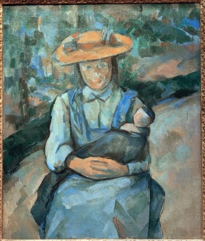 Niña con muñeca de Paul Cézanne