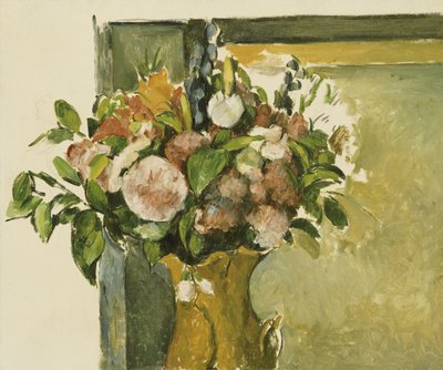 Flores en un jarrón de Paul Cézanne