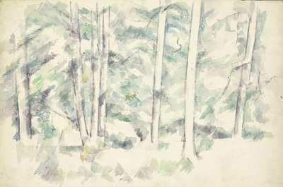 Bosque de Paul Cézanne