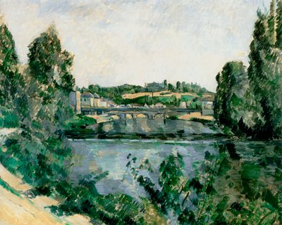 Francés: Le Pont et le déversoir à Pontoise El puente y el dique de Pontoise (Le Pont et le déversoir à Pontoise) de Paul Cézanne
