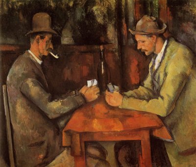 Francés: Les Joueurs de cartes Los jugadores de cartas de Paul Cézanne