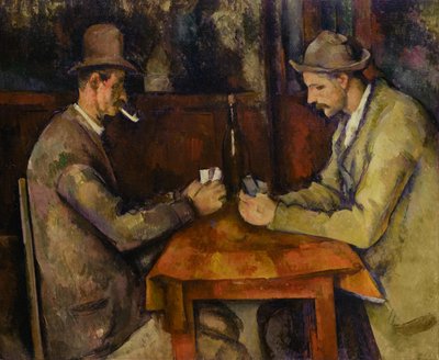 Francés: Les Joueurs de cartes Los jugadores de cartas de Paul Cézanne