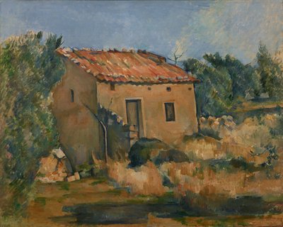 Francés: Maison dans la campagne aixoise Casa abandonada cerca de Aix-en-Provence de Paul Cézanne