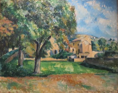 Francés: Marronniers et ferme du Jas de Bouffan Granja de castaños y Jas de Bouffan de Paul Cézanne