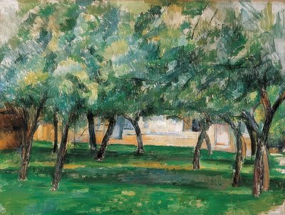 Granja en Normandía. Alrededor de 1885-86 de Paul Cézanne