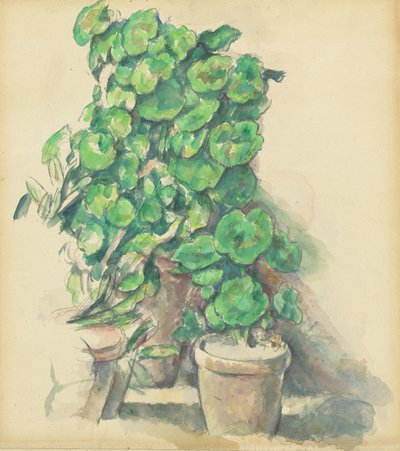 Geranios de Paul Cézanne