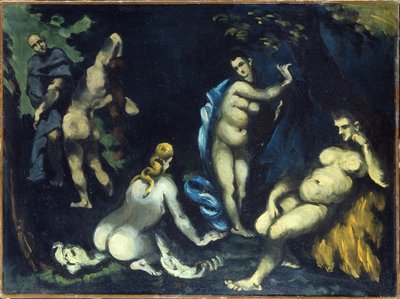 Alemán: La Tentation de Saint-Antoine (La tentación de San Antonio) de Paul Cézanne