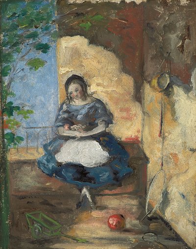 Niña; Fillette, 1872-3 de Paul Cézanne