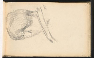 Cabeza de un Niño Vista desde Atrás de Paul Cézanne