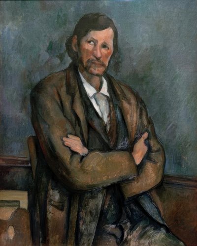 Hombre con los brazos cruzados de Paul Cézanne
