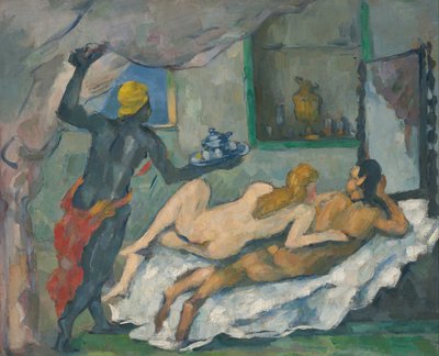La tarde en Nápoles de Paul Cézanne