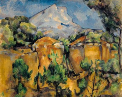 La Montaña Sainte-Victoire, vista desde Bibémus de Paul Cézanne