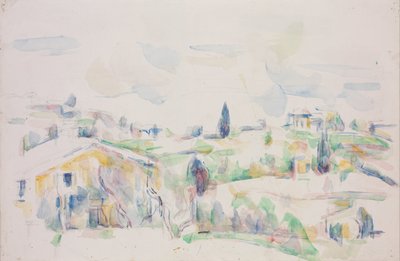 Paisaje en Provenza de Paul Cézanne