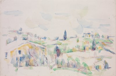 Paisaje en Provenza de Paul Cézanne