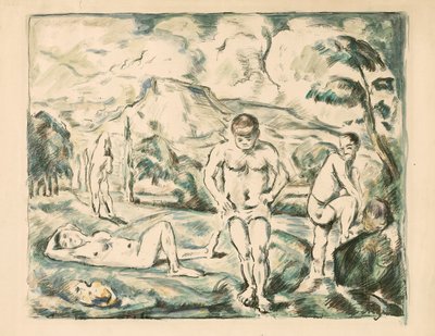Grandes bañistas de Paul Cézanne